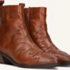 Notre-V 18060 Leder-Stiefeletten in Cognac -Teveo Geschaft 262242 1