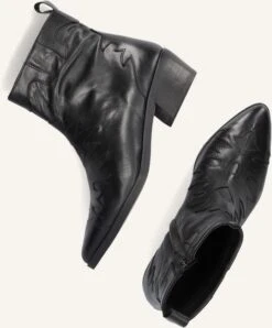 Notre-V 18060 Leder Stiefeletten in Schwarz – Zeitlose Eleganz 10 Notre-V 18060 Leder Stiefeletten in Schwarz – Zeitlose Eleganz -Teveo Geschaft 262250 5