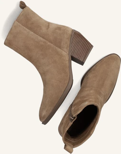 Notre-V Ki-4563 Damen Stiefeletten aus Wildleder – Taupe 6 Notre-V Ki-4563 Damen Stiefeletten aus Wildleder – Taupe – Bild 4