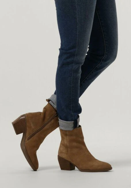 Notre-V Ki-4563 Damen Stiefeletten aus Wildleder – Taupe 7 Notre-V Ki-4563 Damen Stiefeletten aus Wildleder – Taupe – Bild 5