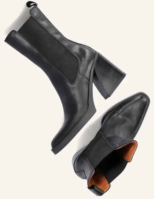 Red-Rag 74704 Elegante Leder-Stiefeletten in Schwarz für Damen 6 Red-Rag 74704 Elegante Leder-Stiefeletten in Schwarz für Damen – Bild 4