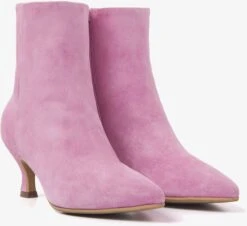 Via Vai Noelle Rox – Elegante Rosa Wildleder-Stiefeletten mit Kitten Heel