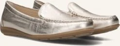 Gabor Damen Mokassins 440 - Elegantes Gold-Design aus feinem Wildleder