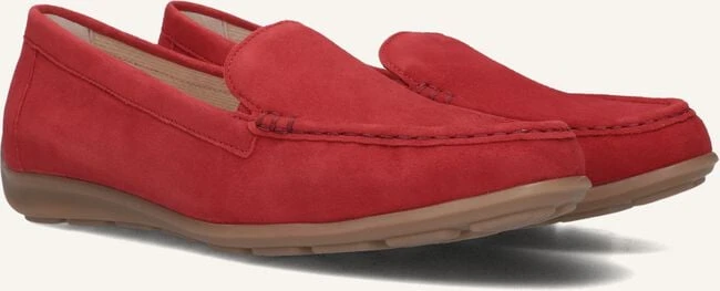 Gabor Mokassins 440: Elegante Damenschuhe aus rotem Wildleder 3 Gabor Mokassins 440: Elegante Damenschuhe aus rotem Wildleder