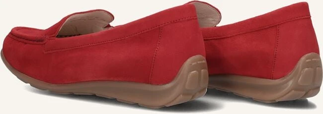 Gabor Mokassins 440: Elegante Damenschuhe aus rotem Wildleder 4 Gabor Mokassins 440: Elegante Damenschuhe aus rotem Wildleder – Bild 2