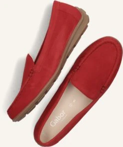 Gabor Mokassins 440: Elegante Damenschuhe aus rotem Wildleder 9 Gabor Mokassins 440: Elegante Damenschuhe aus rotem Wildleder -Teveo Geschaft 263482 5