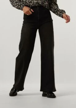 By-bar Lina MJ Pant - Elegante Straight Leg Jeans in Schwarz