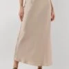 Bruuns Bazaar Joanelle Skirt - Eleganter Midirock in Beige