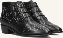 Bronx New-tex 47534 Leder-Stiefeletten in elegantem Schwarz