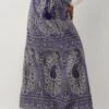 Antik Batik Tajar Skirt - Eleganter Damen Maxirock in Blau -Teveo Geschaft 266807 1