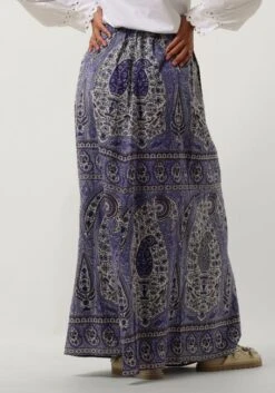 Antik Batik Tajar Skirt - Eleganter Damen Maxirock in Blau -Teveo Geschaft 266807 2