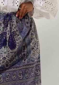 Antik Batik Tajar Skirt - Eleganter Damen Maxirock in Blau -Teveo Geschaft 266807 3