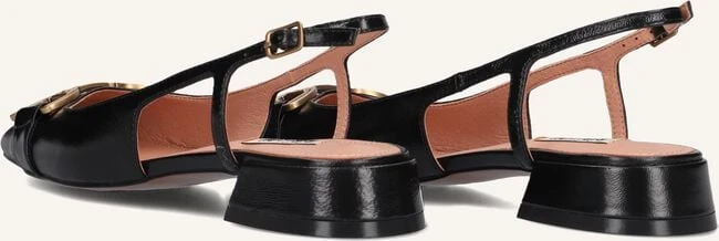 Bibi Lou Slingbacks 545z45vk - Elegante Schwarze Lederpumps 4 Bibi Lou Slingbacks 545z45vk - Elegante Schwarze Lederpumps – Bild 2