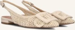 Bibi Lou Weiße Slingbacks aus Wildleder – Modell 650z61vk
