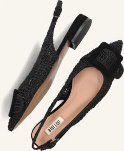 Bibi Lou Schwarze Slingbacks 650z61vk – Elegante Blockabsatz-Schuhe für Damen -Teveo Geschaft 266881 5