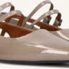 Vagabond Shoemakers Hermine 260 - Elegant Taupe Patent Leather Slingbacks -Teveo Geschaft 267184 1