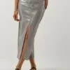 Second Female Aspect Skirt - Silberner Metallic Midirock 2 Second Female Aspect Skirt - Silberner Metallic Midirock -Teveo Geschaft 269601 1