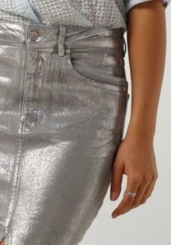 Second Female Aspect Skirt - Silberner Metallic Midirock 7 Second Female Aspect Skirt - Silberner Metallic Midirock -Teveo Geschaft 269601 3