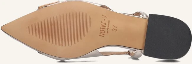 Notre-V Slingbacks 12250 - Elegante Pumps in Gold 5 Notre-V Slingbacks 12250 - Elegante Pumps in Gold – Bild 3