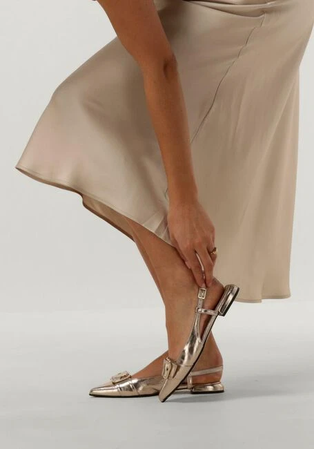 Notre-V Slingbacks 12250 - Elegante Pumps in Gold 7 Notre-V Slingbacks 12250 - Elegante Pumps in Gold – Bild 5