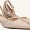 Notre-v 35514 Beige Leder-Pumps mit Elegantem Blockabsatz -Teveo Geschaft 269890 1