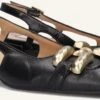 Notre-v Slingbacks 4460 - Schwarze Damen-Pumps mit Blockabsatz -Teveo Geschaft 269907 1