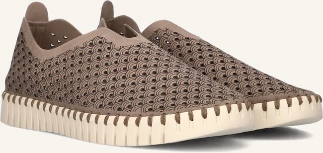 ILSE JACOBSEN Tulip3275 Slipper - Taupe Lightweight Slip-Ons 3 ILSE JACOBSEN Tulip3275 Slipper - Taupe Lightweight Slip-Ons