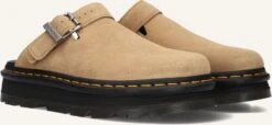 Dr. Martens Zebzag W Beige Suede Women's Slippers