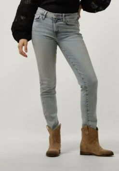 7 For All Mankind Roxanne Skinny Jeans - Luxe Vintage Sunday Hellblau