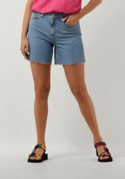 Envii Enbiloba Shorts 6863 - Hellblaue Damen Denim Shorts