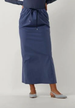 Blaue Vanilia Midirock Tube With Drawcord