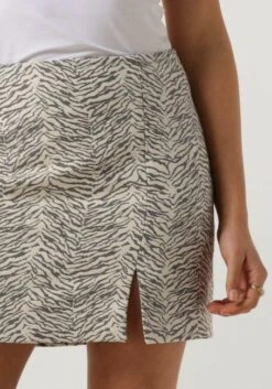 Alix The Label Minirock Ladies Woven Tiger Jacquard Skirt - Grau 7 Alix The Label Minirock Ladies Woven Tiger Jacquard Skirt - Grau -Teveo Geschaft 274528 3