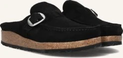 Birkenstock Buckley Damen Slipper - Schwarzes Wildleder
