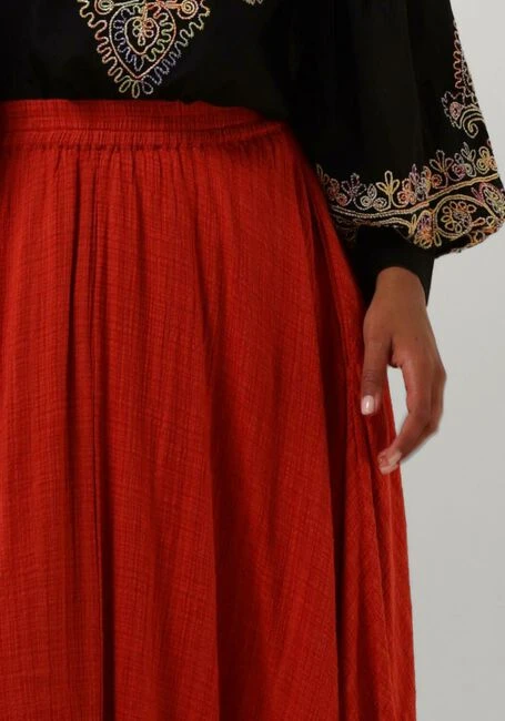 Stella Forest Roter Midirock E24ju005 für Damen 5 Stella Forest Roter Midirock E24ju005 für Damen – Bild 3