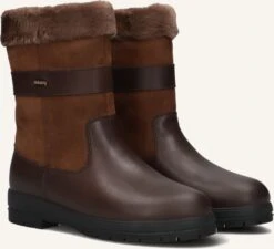 Dubarry Foxrock Damen Stiefeletten - Braunes Wildleder & Schaffell