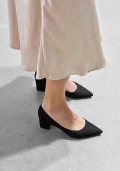 Unisa Pumps Jasul - Elegante Schwarze Wildleder-Pumps mit Blockabsatz -Teveo Geschaft 277970 7