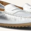 Ayana 1250 Damen-Mokassins in Silber - Elegantes Leder-Design