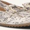 Ayana Mokassins 1268 Damen Wildleder Slipper in Beige