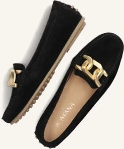 Ayana 1202 Damen Mokassins aus schwarzem Wildleder 10 Ayana 1202 Damen Mokassins aus schwarzem Wildleder -Teveo Geschaft 278911 5