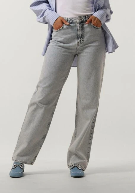 Neo Noir Simona D Pants - Blaue Wide Leg Jeans mit hoher Taille 3 Neo Noir Simona D Pants - Blaue Wide Leg Jeans mit hoher Taille