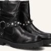 Lina Locchi Lein-34 Elegante Leder Stiefeletten in Schwarz 2 Lina Locchi Lein-34 Elegante Leder Stiefeletten in Schwarz -Teveo Geschaft 284665 1