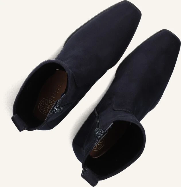 Unisa Langley Blaue Wildleder-Stiefeletten mit Blockabsatz 6 Unisa Langley Blaue Wildleder-Stiefeletten mit Blockabsatz – Bild 4