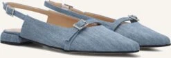 Notre-V Damen Slingbacks 122219 in Blau aus Denim