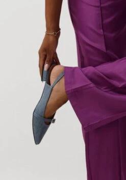 Notre-V Damen Slingbacks 122219 in Blau aus Denim 11 Notre-V Damen Slingbacks 122219 in Blau aus Denim -Teveo Geschaft 285290 8