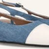 Notre-V Blaue Slingbacks 08-490 aus Leder mit Blockabsatz 2 Notre-V Blaue Slingbacks 08-490 aus Leder mit Blockabsatz -Teveo Geschaft 285293 1