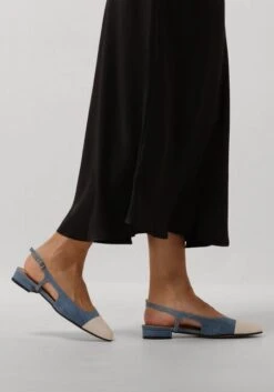 Notre-V Blaue Slingbacks 08-490 aus Leder mit Blockabsatz 11 Notre-V Blaue Slingbacks 08-490 aus Leder mit Blockabsatz -Teveo Geschaft 285293 8