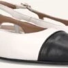 Notre-V Damen Slingbacks 08-490 aus Leder in Weiß 1 Notre-V Damen Slingbacks 08-490 aus Leder in Weiß -Teveo Geschaft 285297 1