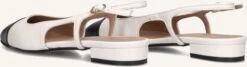 Notre-V Damen Slingbacks 08-490 aus Leder in Weiß -Teveo Geschaft 285297 3