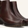 Gabor 653.2 Damen-Stiefeletten aus braunem Leder mit Blockabsatz -Teveo Geschaft 285362 1