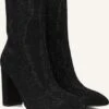 Omoda Stiefeletten 0419-10 - Elegante Schwarze Textil-Stiefeletten für Damen -Teveo Geschaft 286915 1